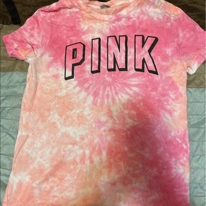 VS Pink Tie Die Shirt